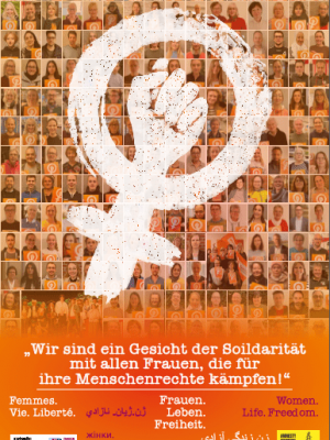 Banner Frauen Leben Freiheit